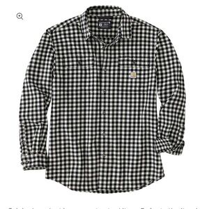 Carhartt loose fit heavyweight flannel long sleeve plaid shirt 4XL